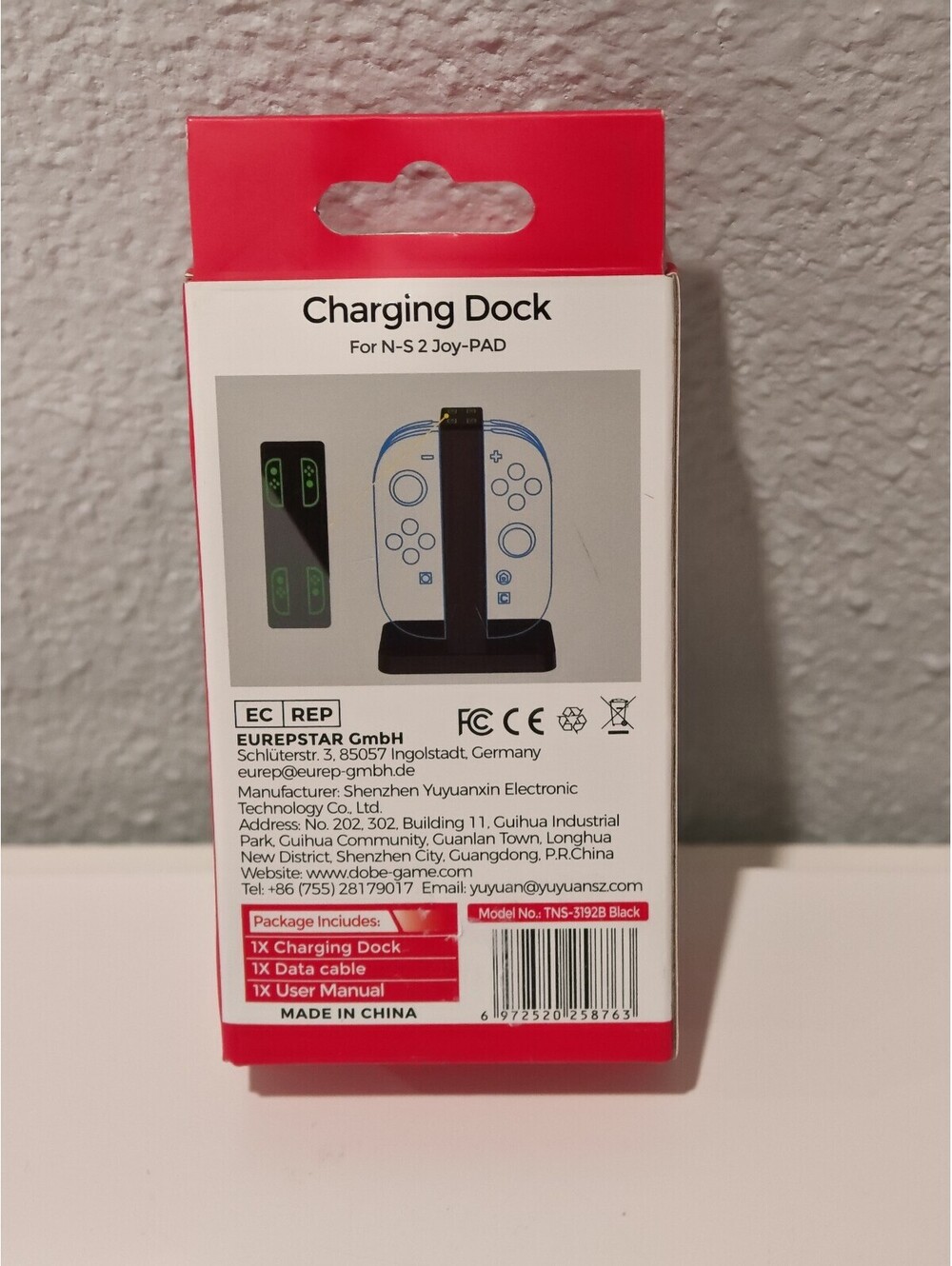 Charging Dock for N-S 2 Joy-PAD Controllers